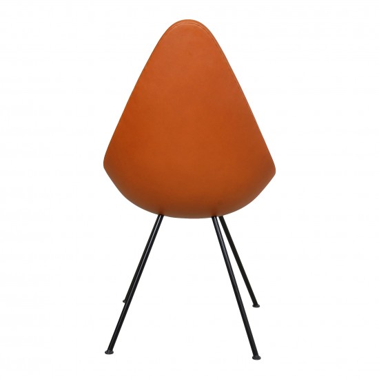 K b Arne Jacobsen Dr ben 3110 nylakeret og nypolstret walnut